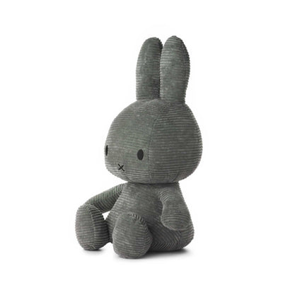 Miffy ECO Corduroy Sitting plush 50cm, grey