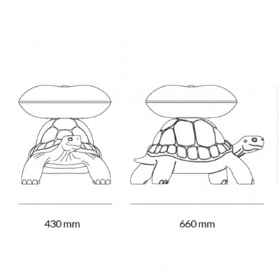 ex-display | Qeeboo Turtle Carry Pouf, Black