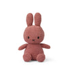 Miffy ECO Corduroy Sitting plush 23cm, dusty rose