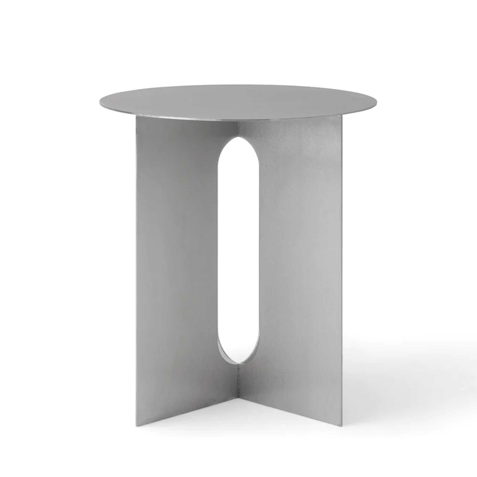 Audo Androgyne Side Table, Steel Base