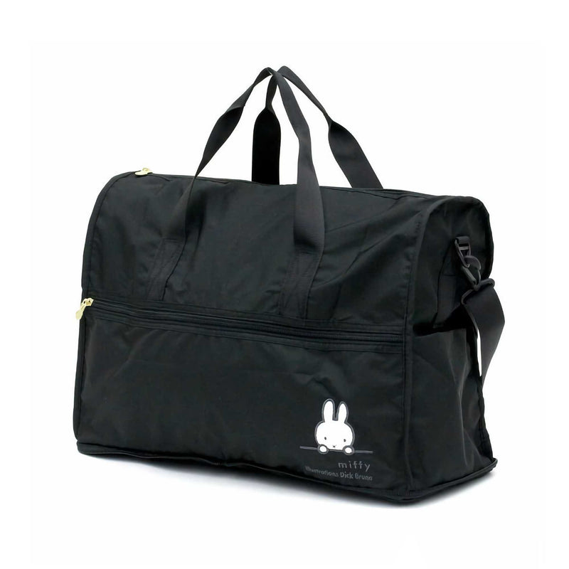 Miffy x Hapitas foldable boston bag 23L, black