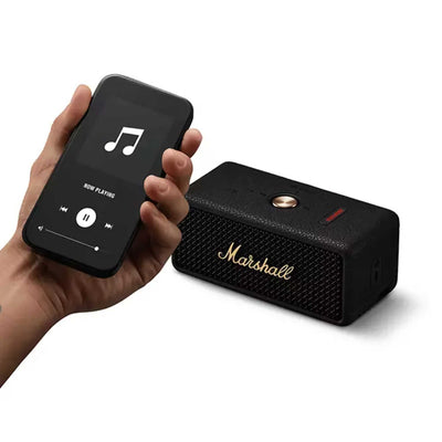 Marshall Emberton III, black/brass