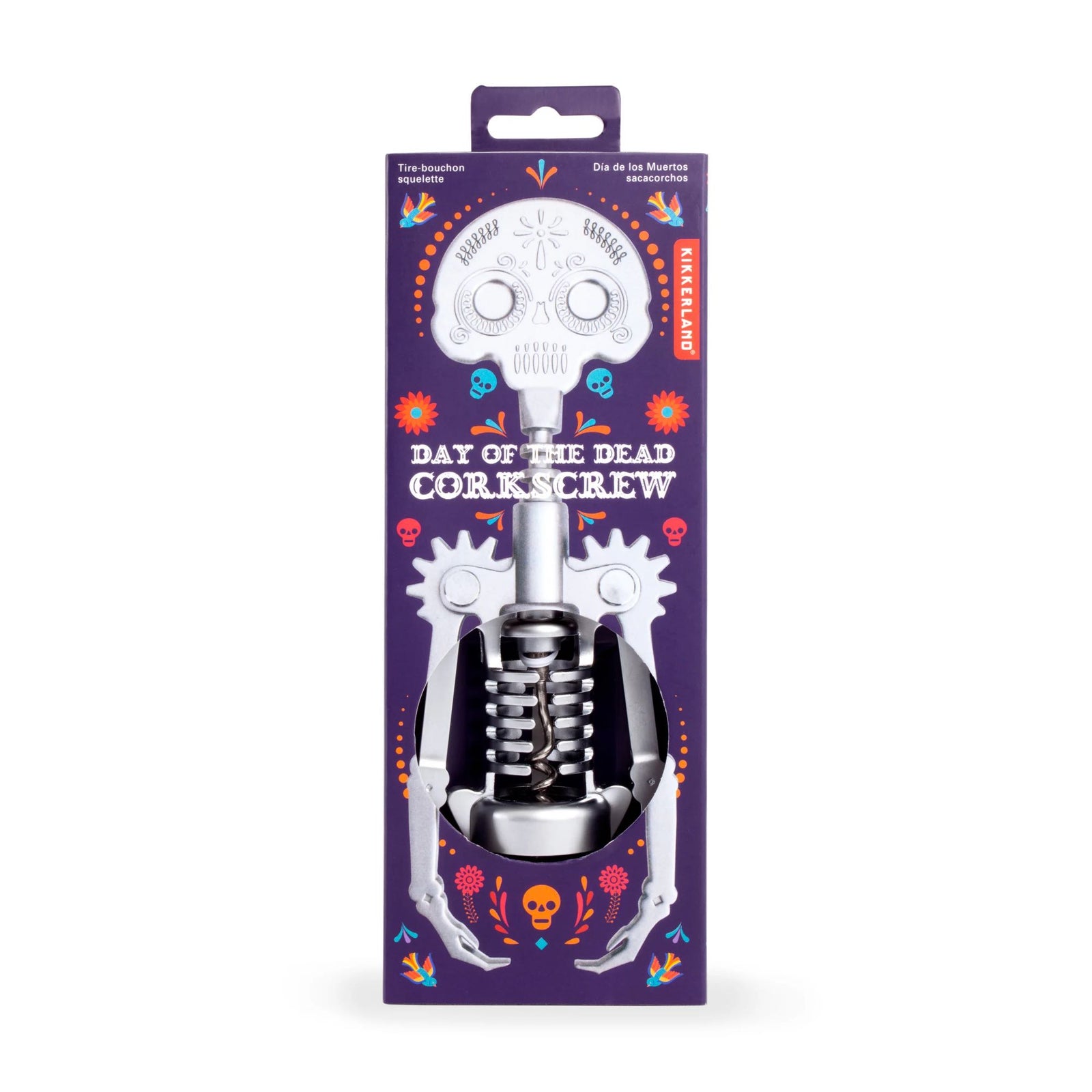 Kikkerland Day of the Dead corkscrew