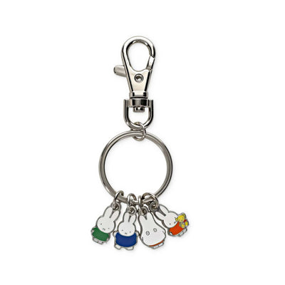 Dick Bruna 4-row tiny charm, miffy & ghost