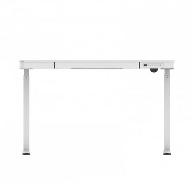 refurbished | FlexiSpot Liftek electric height adjustable desk 120x60 + Hag Capisco 8106 Leather, cognac/black