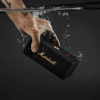 Marshall Emberton III, black/brass