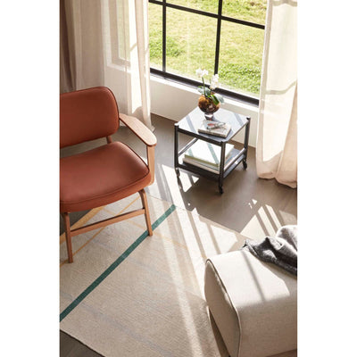 Hübsch Haze lounge chair, brown