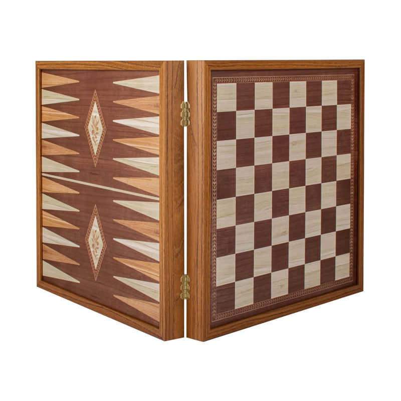 Manopoulos 4in1 combo game (chess/backgammon/ludo/snakes), classic