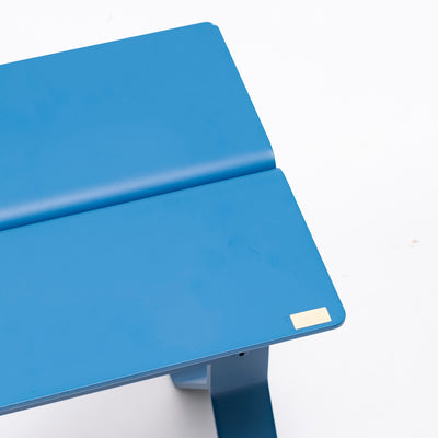 refurbished | Hübsch Fold stool, petrol