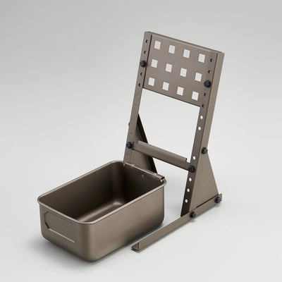 TOYO HBS-130 steel hand bin stand, Titanium
