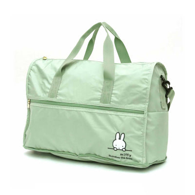 Miffy x Hapitas foldable boston bag 23L, mint