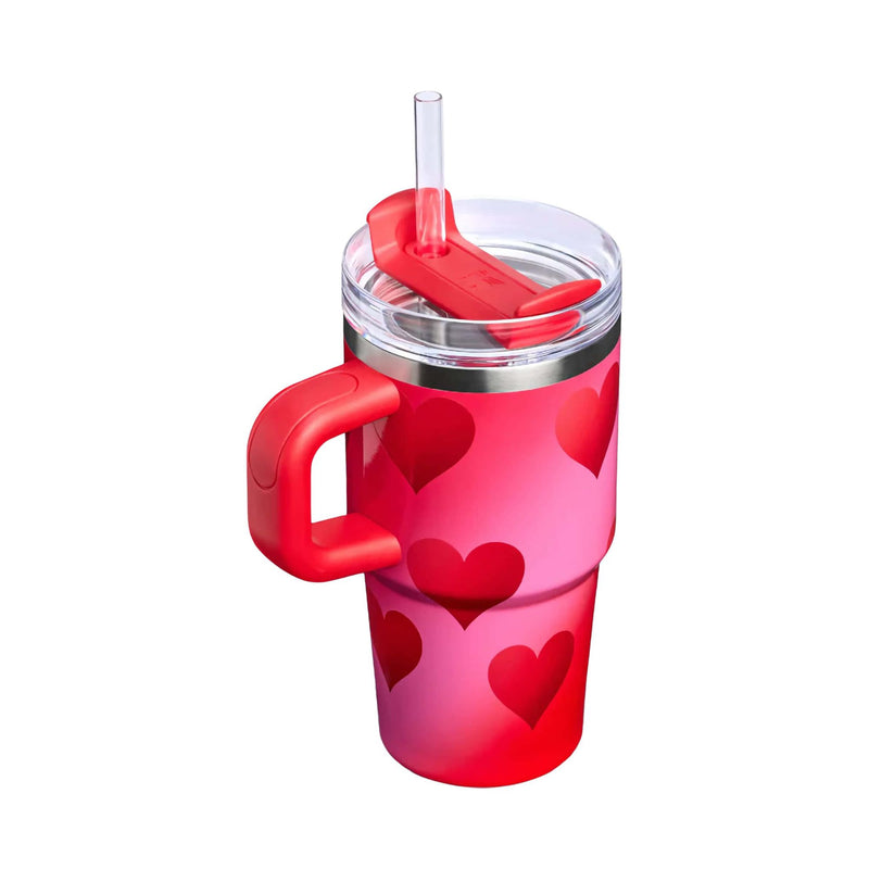 Stanley Quencher H2.0 Flowstate™ tumbler 20oz, rouge heart gradient