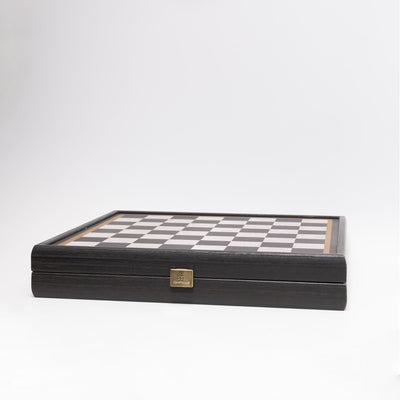 refurbished | Manopoulos 4in1 combo game (chess/backgammon/ludo/snakes), modern