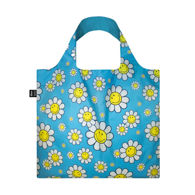 Loqi Smiley Flowers Aquarius tote