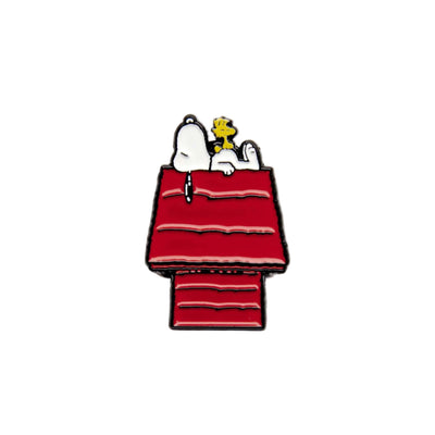Peanuts x Magpie Snoopy enamel pin, house