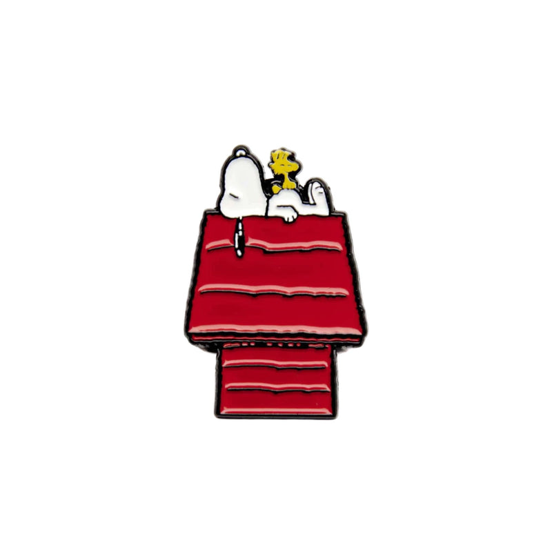 Peanuts x Magpie Snoopy enamel pin, house
