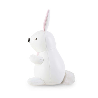 Zuny Paperweight Classic Rabbit , White/Pink