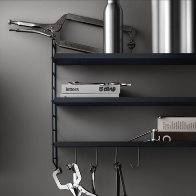 String® Pocket Metal shelving, Sergelgrå grey