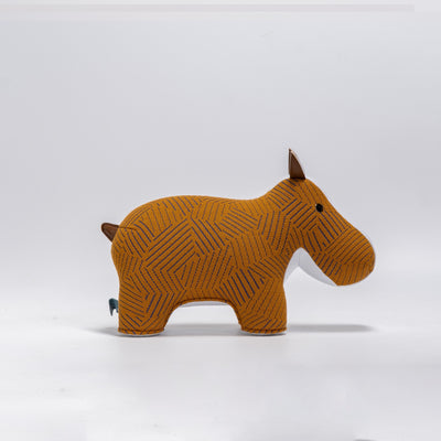 refurbished | Zuny bookend, hippo kvadrat razzle dazzle tan