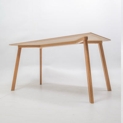 refurbished | HAY Cph Deux 210 table L140xW75, pearl white/oak