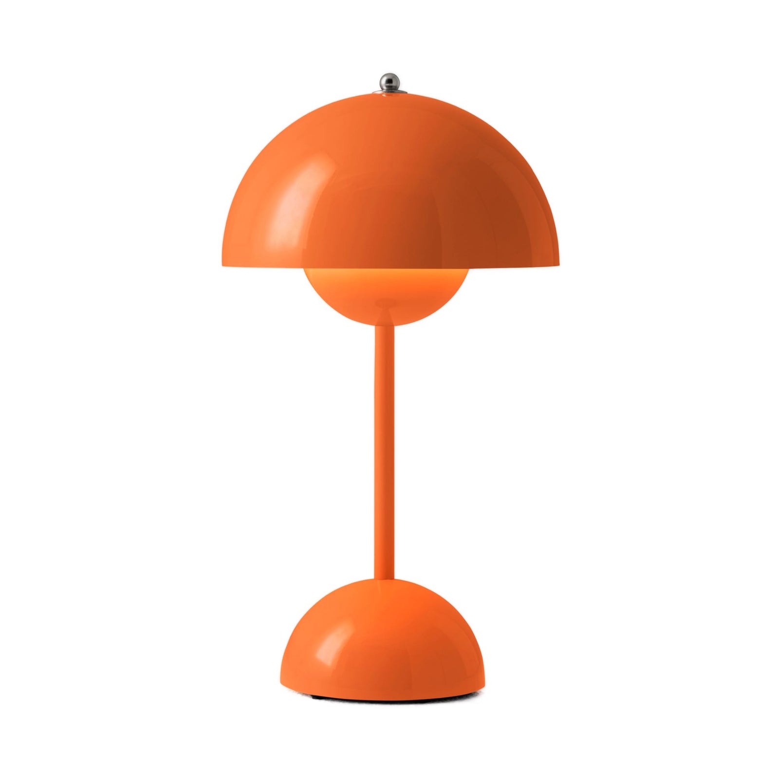 &Tradition Flowerpot VP9 rechargeable lamp, zesty orange