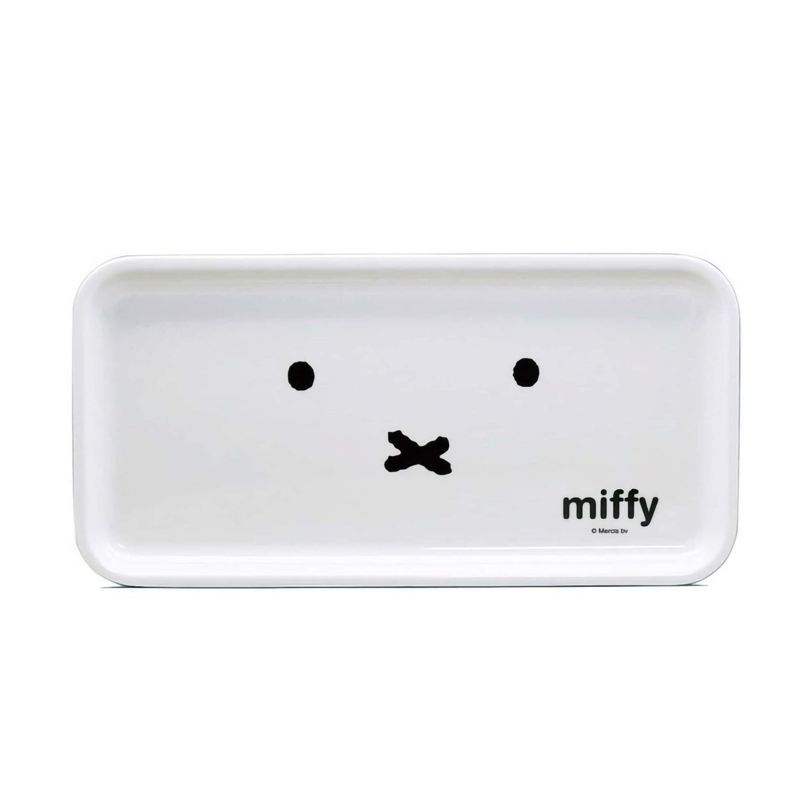 Miffy Face Series rectangle tray, zoom