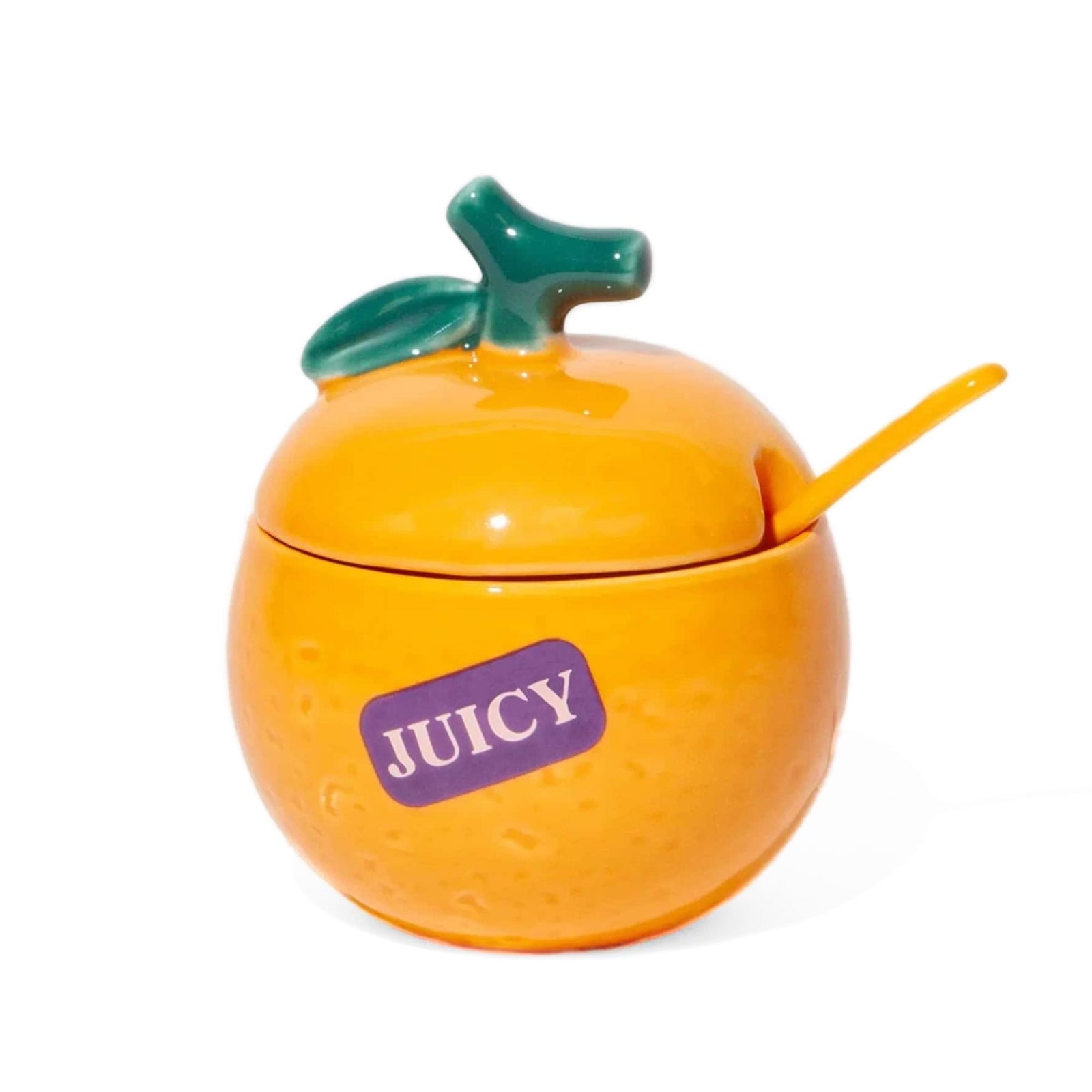 DOIY Farmer's Market Orange sugar bowl