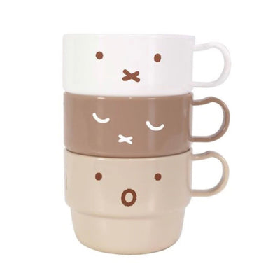 Miffy Face stacking mug set