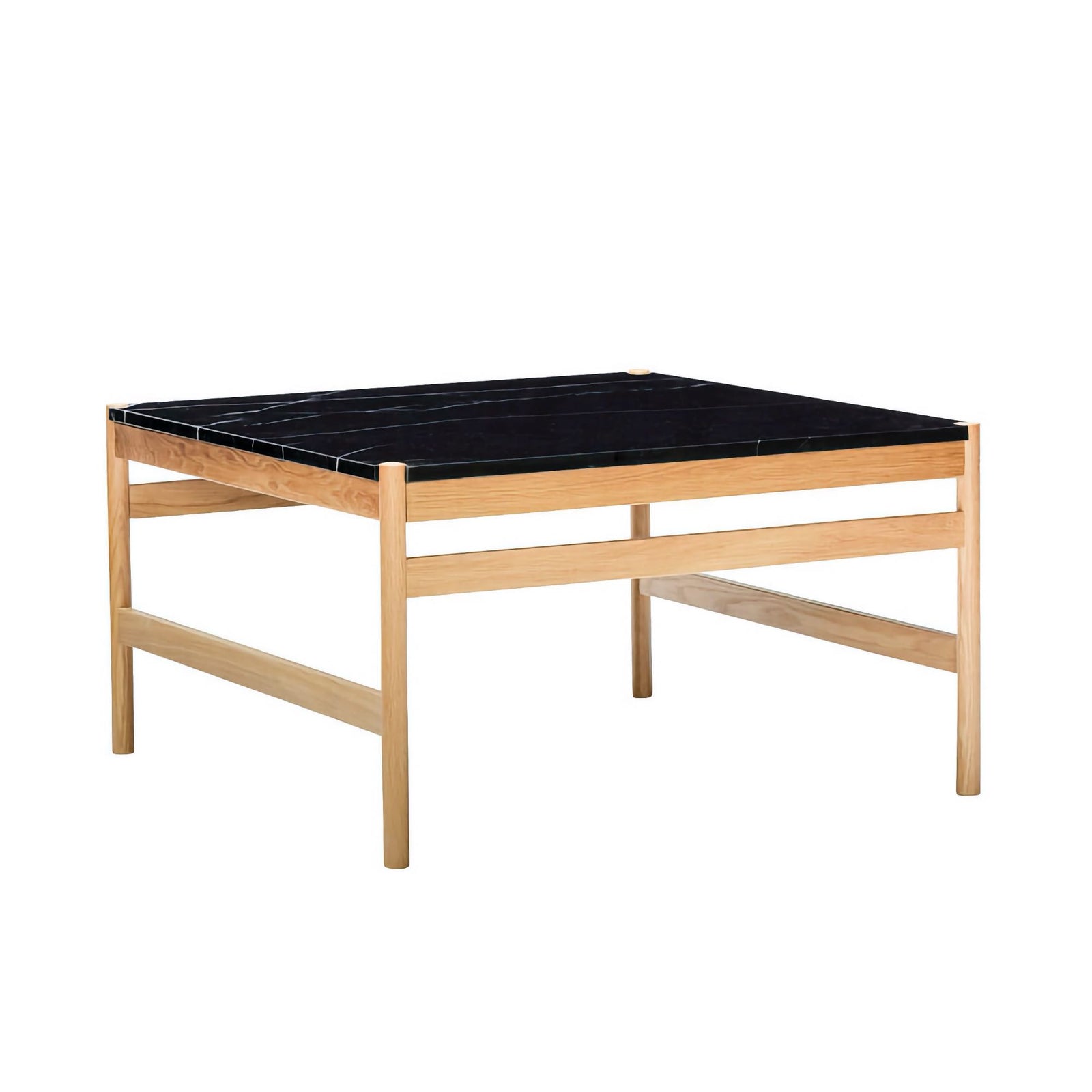 Hubsch Raw coffee table. black/natural