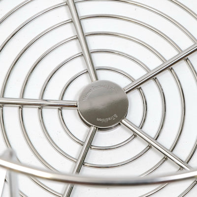 refurbished | &Tradition Wire VP11 stool, hallingdal 600/stainless steel