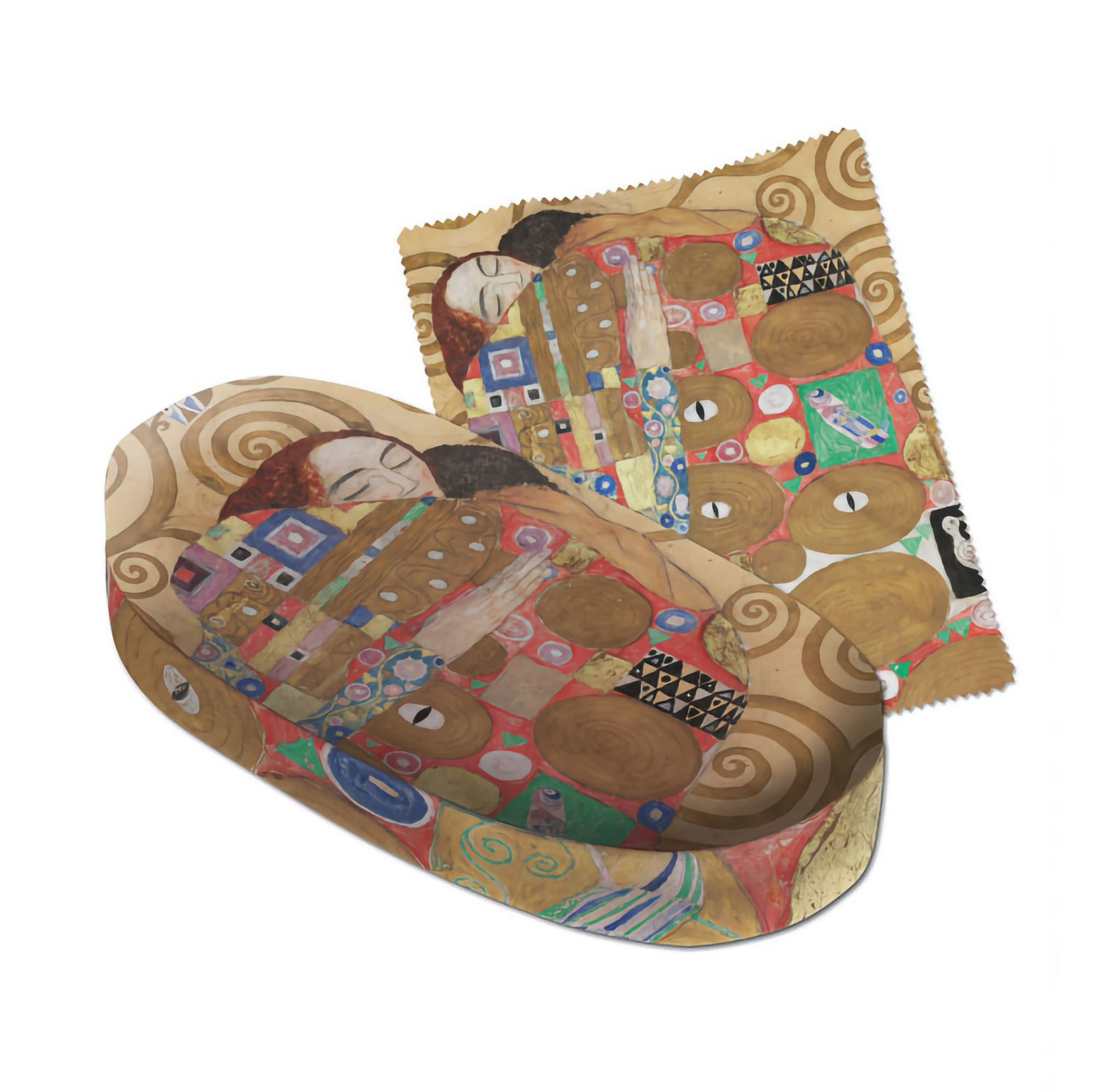 Bekking & Blitz glasses case with microfibre cloth, the kisses