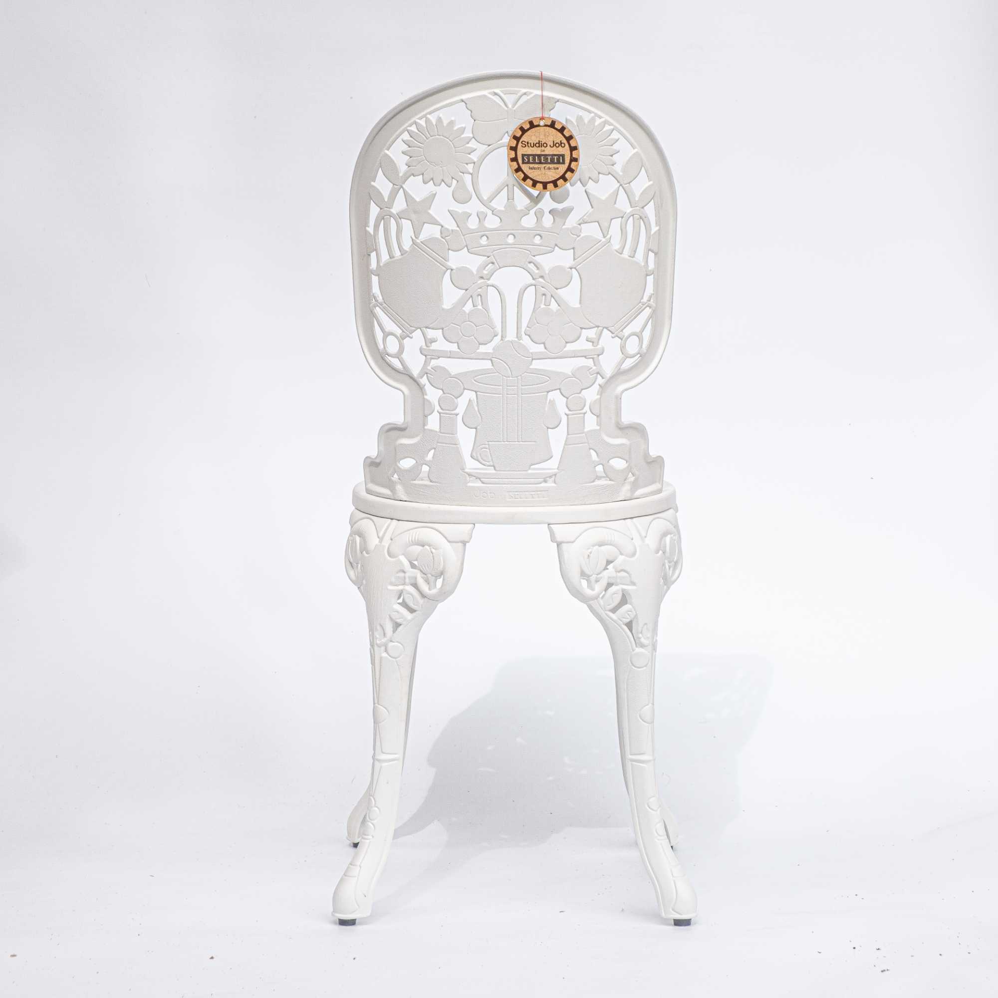 refurblished | Seletti Industry Aluminium Garden Chair, White