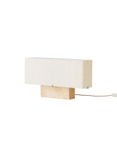 Audo Nonna table lamp, travertine