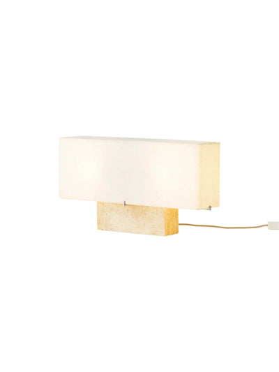 Audo Nonna table lamp, travertine