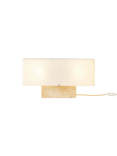 Audo Nonna table lamp, travertine