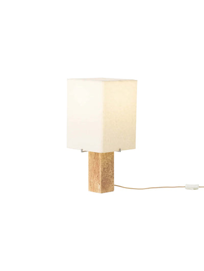 Audo Nonna table lamp, travertine