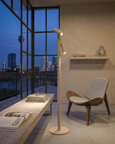Sompex Tubo rechargeable floor lamp, sand