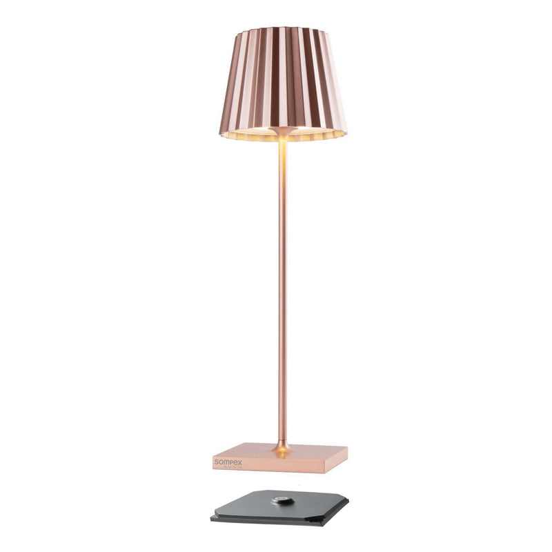 Sompex Troll 2.0 outdoor portable lamp, rose gold