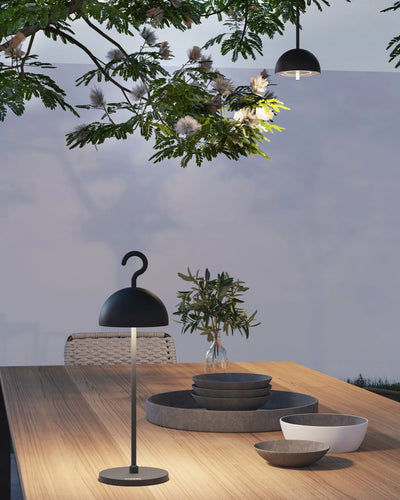 Sompex Hook outdoor rechargeable lamp, black