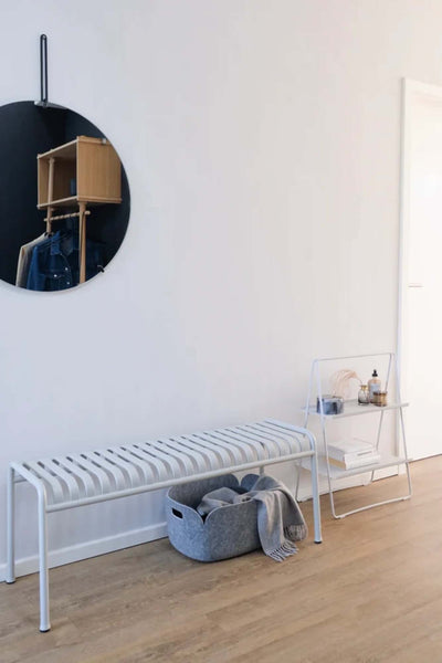 HAY Palissade bench, cream white