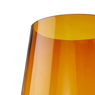 Audo Copenhagen Échasse vase small, bronzed brass/amber