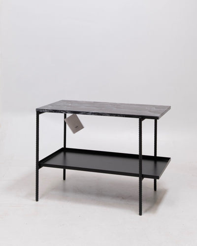 refurbished | HAY Rebar Rectangular side table, black