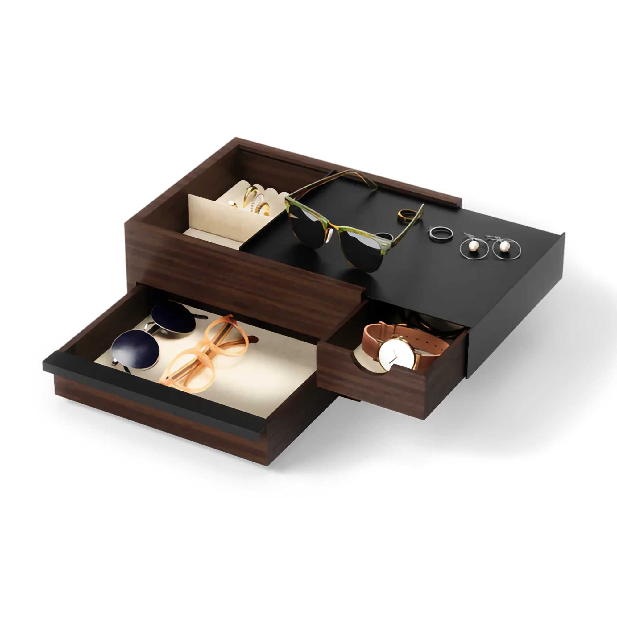 Umbra Stowit storage box, walnut