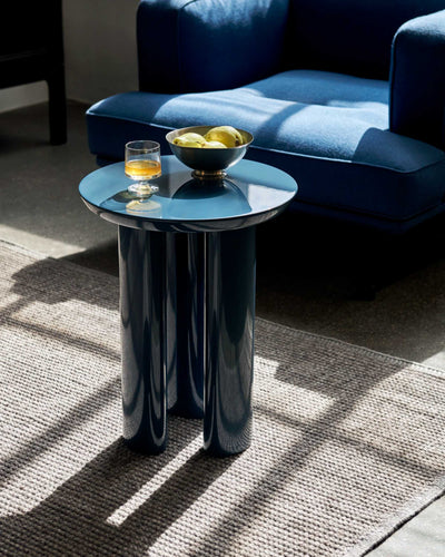 &Tradition Tung JA3 side table, steel blue