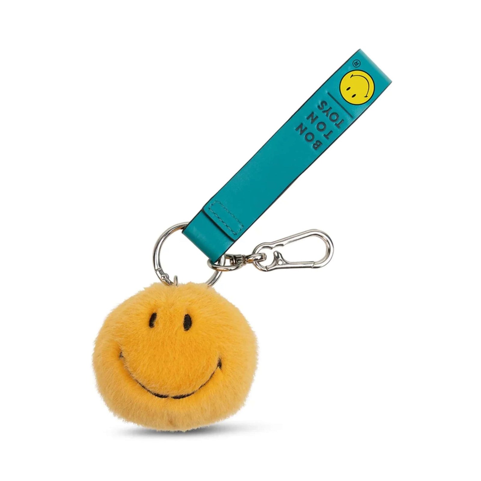 IBTT Smiley ECO Fuzzy Bag Charm 7cm ast. (F Yellow)