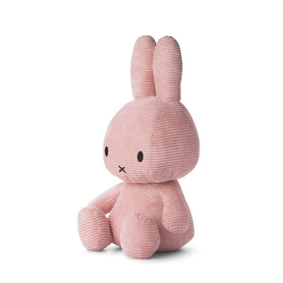 Miffy ECO Corduroy Sitting plush 50cm, pink