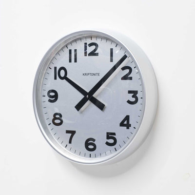 refurbished | Kriptonite Wall Clocks Classics Ø30, aluminium