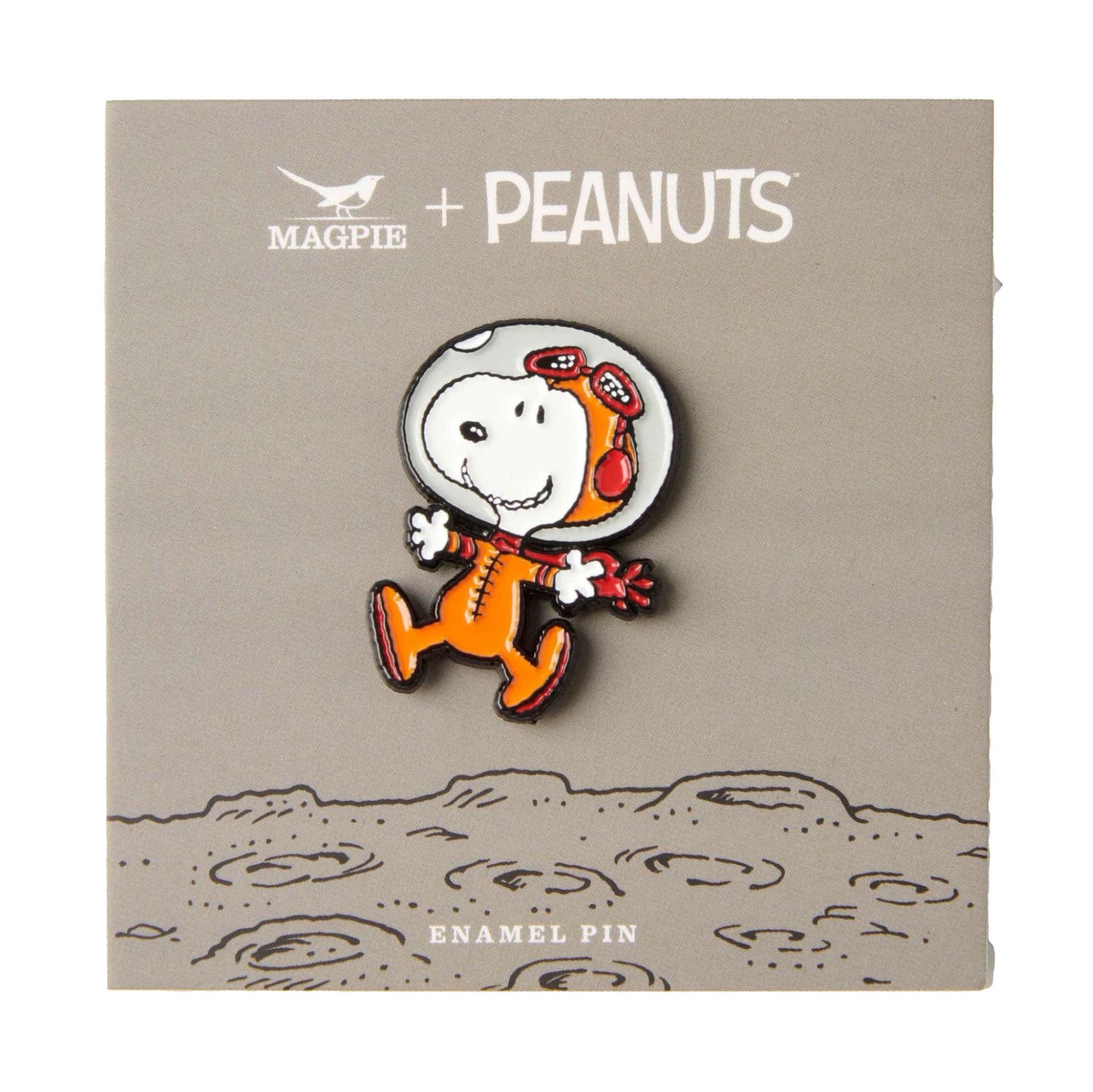 Peanuts x Magpie Snoopy enamel pin, space snoopy