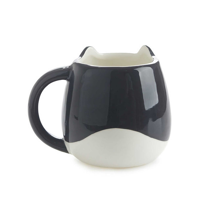 Balvi Ceramic Mug 400ml, Black Kitty