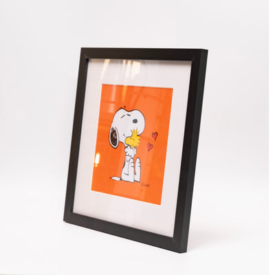 refurbished | Peanuts x Magpie Snoopy framed print (12x12), hugs